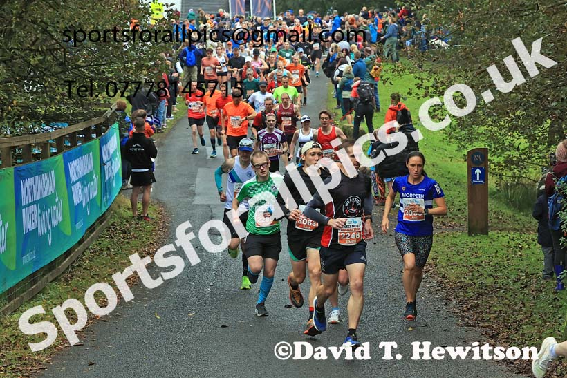 The 2024 Kielder Marathon, 2024 Kielder Marathon and Half Marathon.   Photo: David T. Hewitson/Sports for All Pics